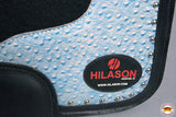 HILASON Western Wool Felt Horse Saddle Pad W/ Distressed Wear Leather | for Horses
