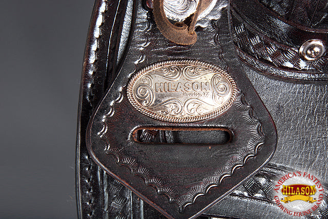 HILASON Western Horse Saddle American Leather Treeless Trail Pleasure | Barrel for Horses