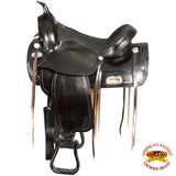 Western Horse Saddle American Leather Treeless Trail Pleasure Hilason - Uhorse
