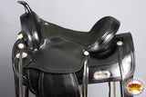 Hilason Western Horse Treeless Trail Pleasure Saddle Leather Brown