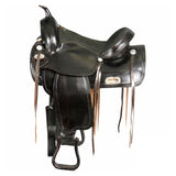 Hilason Western Horse Treeless Trail Pleasure Saddle Leather Brown - Uhorse