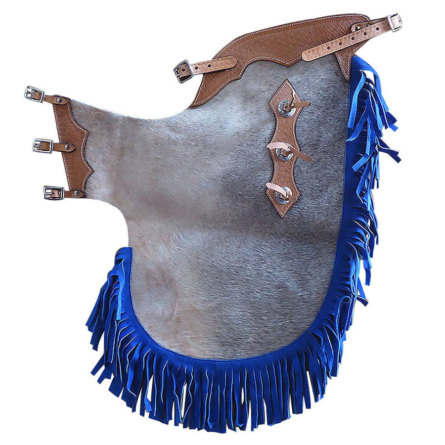 Hilason Western Pro Rodeo Bronc Bull Riding Genuine Leather Chinks - Hilason