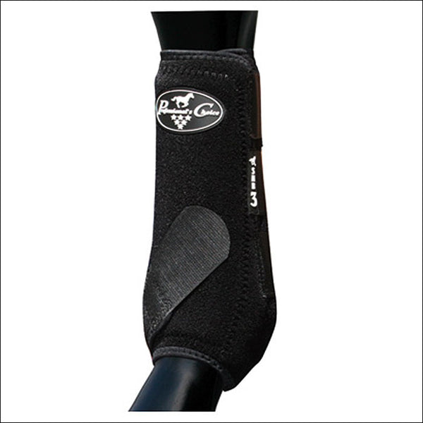 Medium Professional Choice Medicine Horse Leg Boots Smb 3 Value Black - Hilason