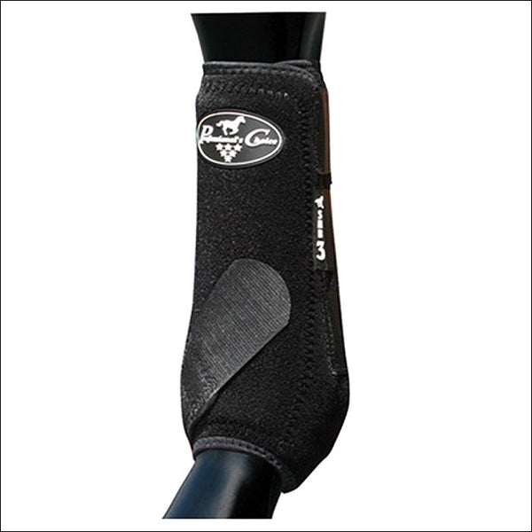 Black Large Professional Choice Smb3 Sports Medicine Horse Boots Sold In Pair - Uhorse