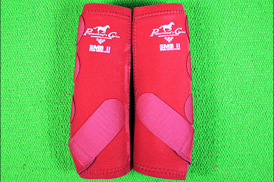Crimson Red Large Professional Choice Tack Smb 2 Sports Medicine Horse Boots