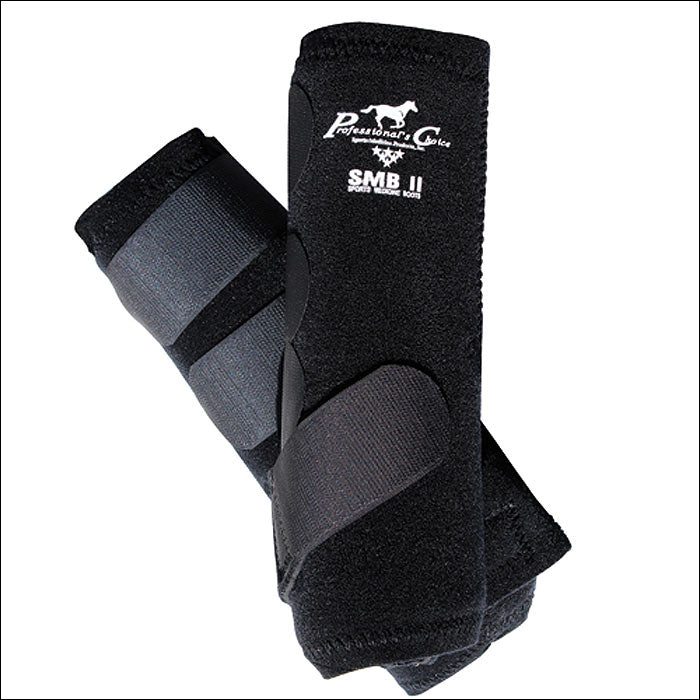 Black Large Professional Choice Tack Smb 2 Sports Medicine Horse Boots - Uhorse
