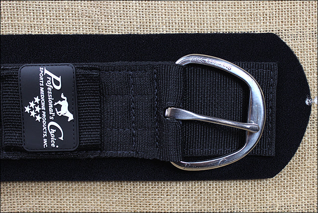 36 Inch Black Professional Choice Smx Western Horse Cinch Ss Roller Buckle