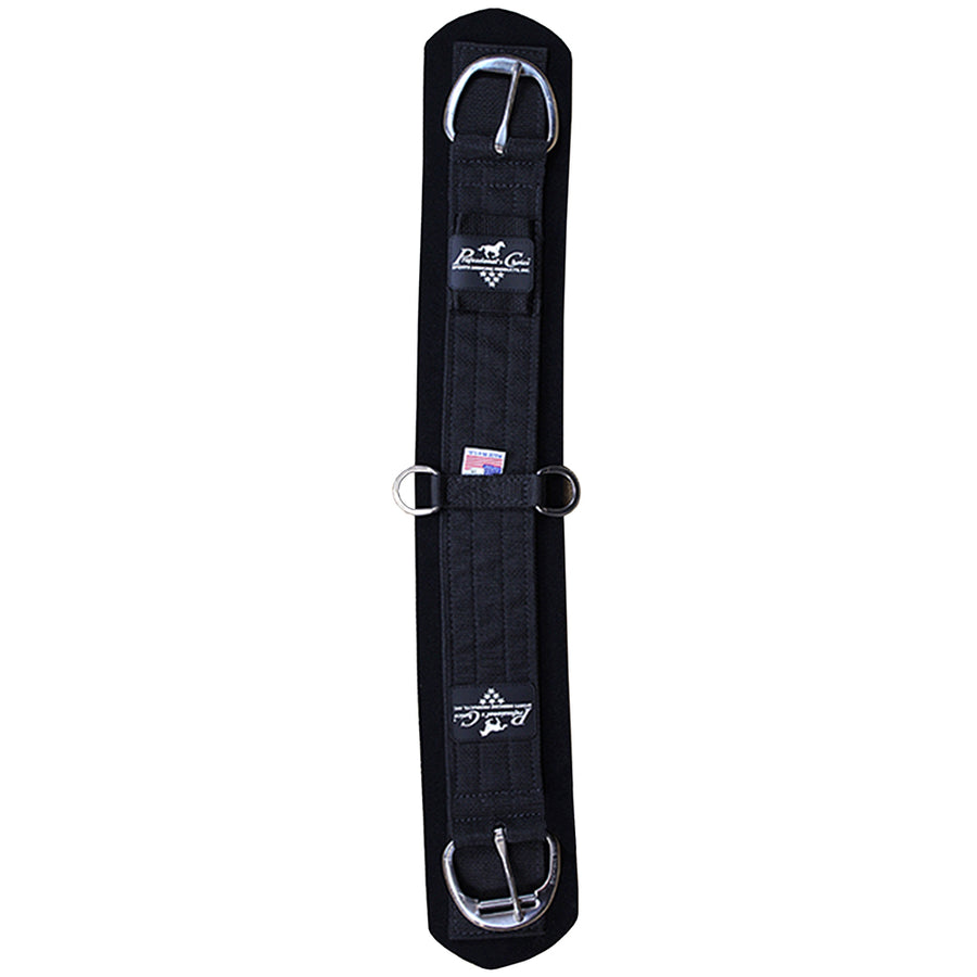 36 Inch Black Professional Choice Smx Western Horse Cinch Ss Roller Buckle - Uhorse