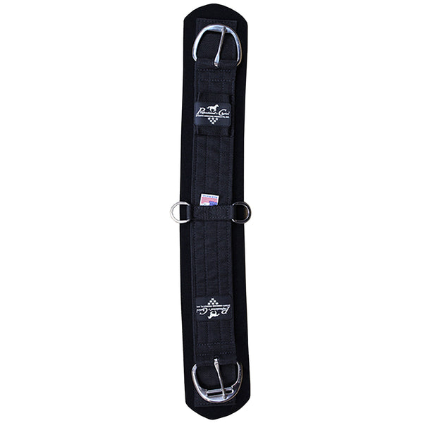 34 Inch Black Professional Choice Smx Western Horse Cinch Ss Roller Buckle - Uhorse