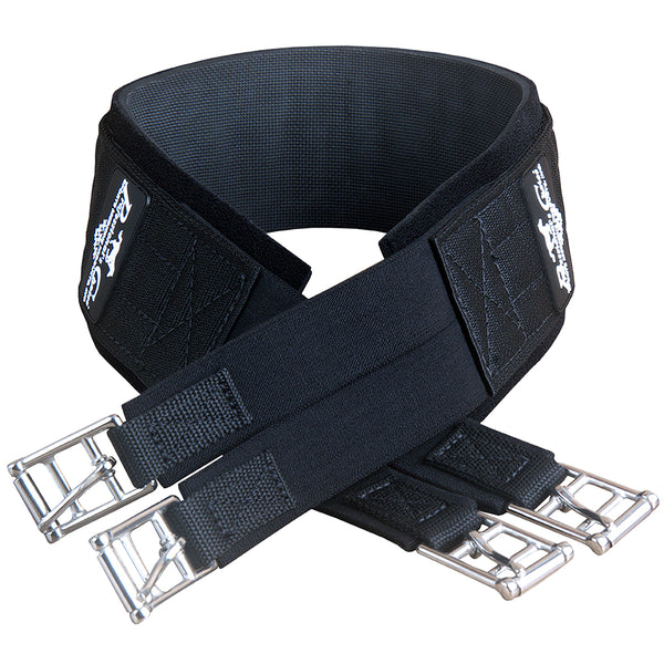 56 Inch Black Professional Choice Smx Horse English Saddle Girth Cinch Ss - Uhorse
