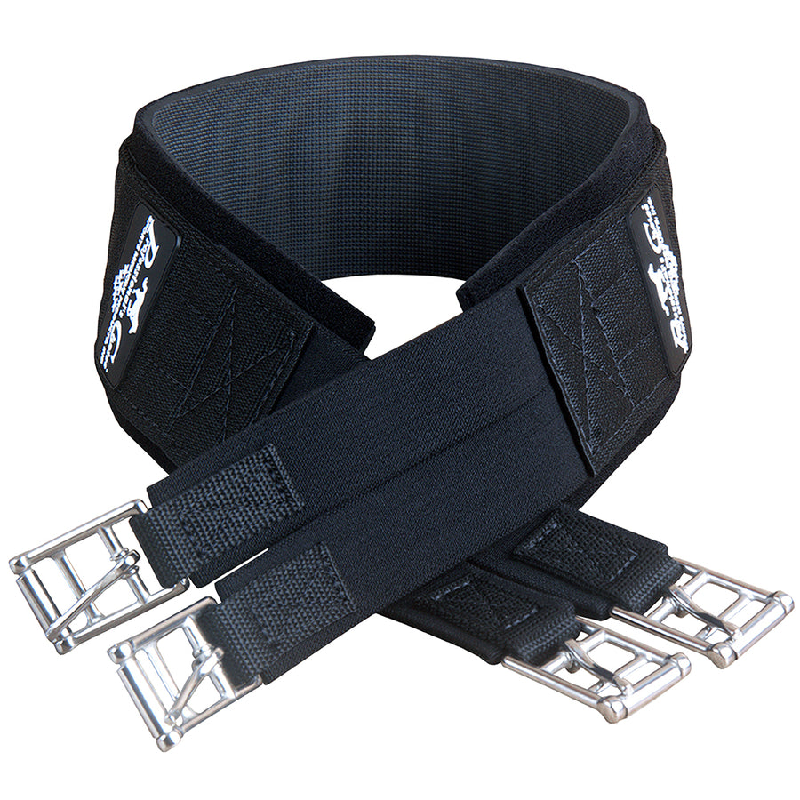 56 Inch Black Professional Choice Smx Horse English Saddle Girth Cinch Ss - Uhorse