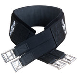 46 Inch Black Professional Choice Smx Horse English Saddle Girth Cinch Ss Buckle - Uhorse