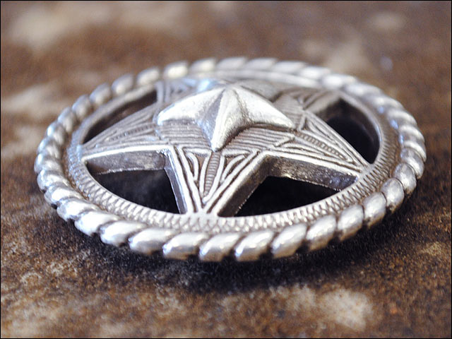 HILASON Packs Western Nickel Plated Round Conchos Color | Bridle Concho Slotted