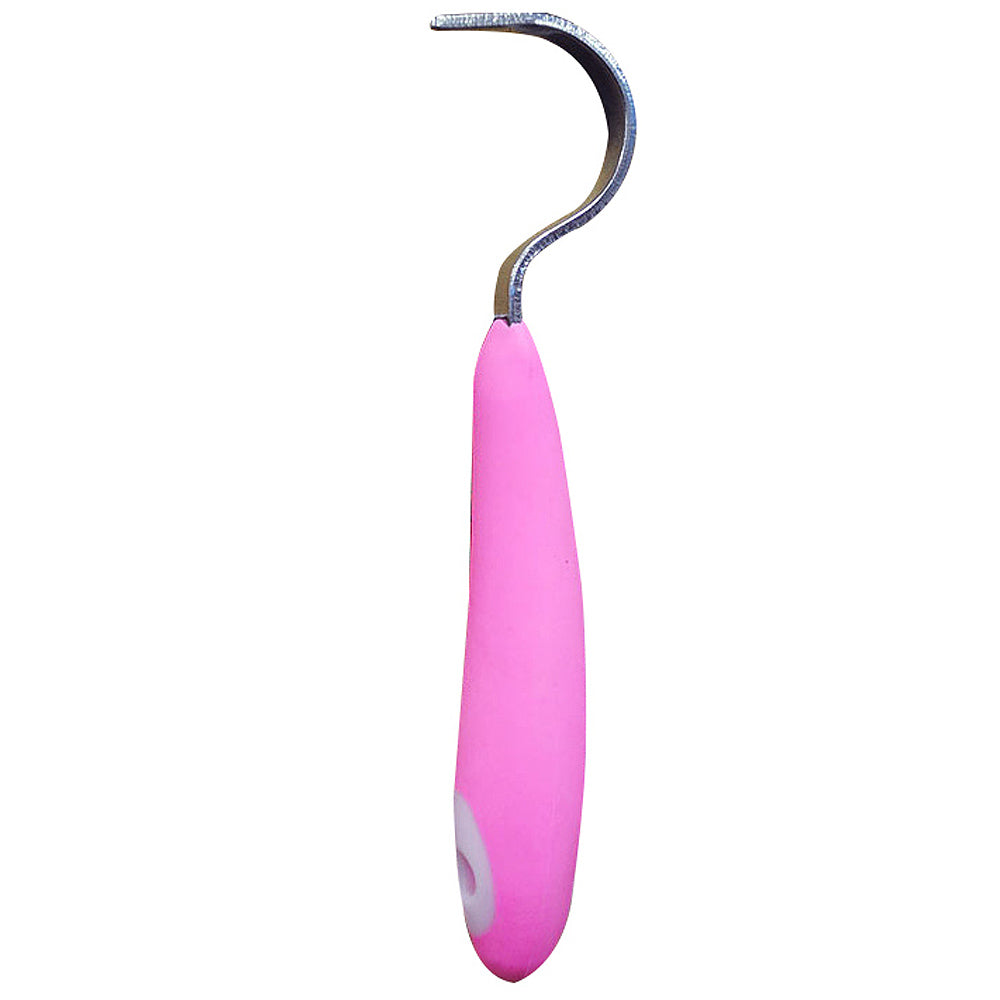 Rose Pink Hilason Western Tack Horse Soft Touch Hoof Pick