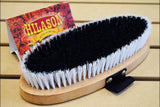 Hilason Show Tack Horse Grooming Finishing Brush With Wood Handle