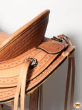 Western Horse Wade Saddle American Leather Ranch Roping Tan