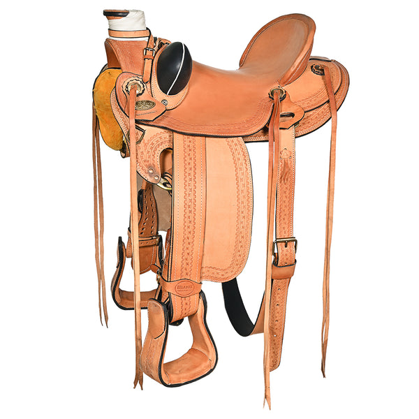 Western Horse Wade Saddle American Leather Ranch Roping Tan - Uhorse