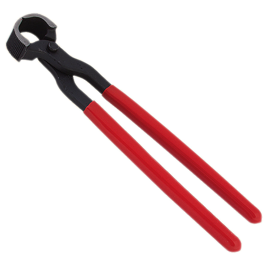 Black and red metal horse grooming pliers - Uhorse
