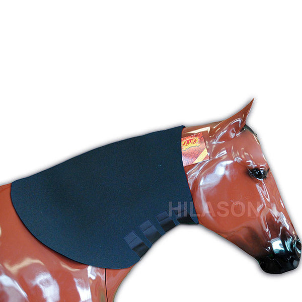 Medium Black Hilason Heavy Duty Horse Neoprene Neck Sweat Wrap Grooming Tack - Uhorse