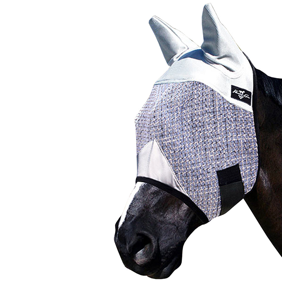 Professionals Choice W. H. Average Fly Mask With Double Ears by Hilason – Cowboy and equestrian accessories