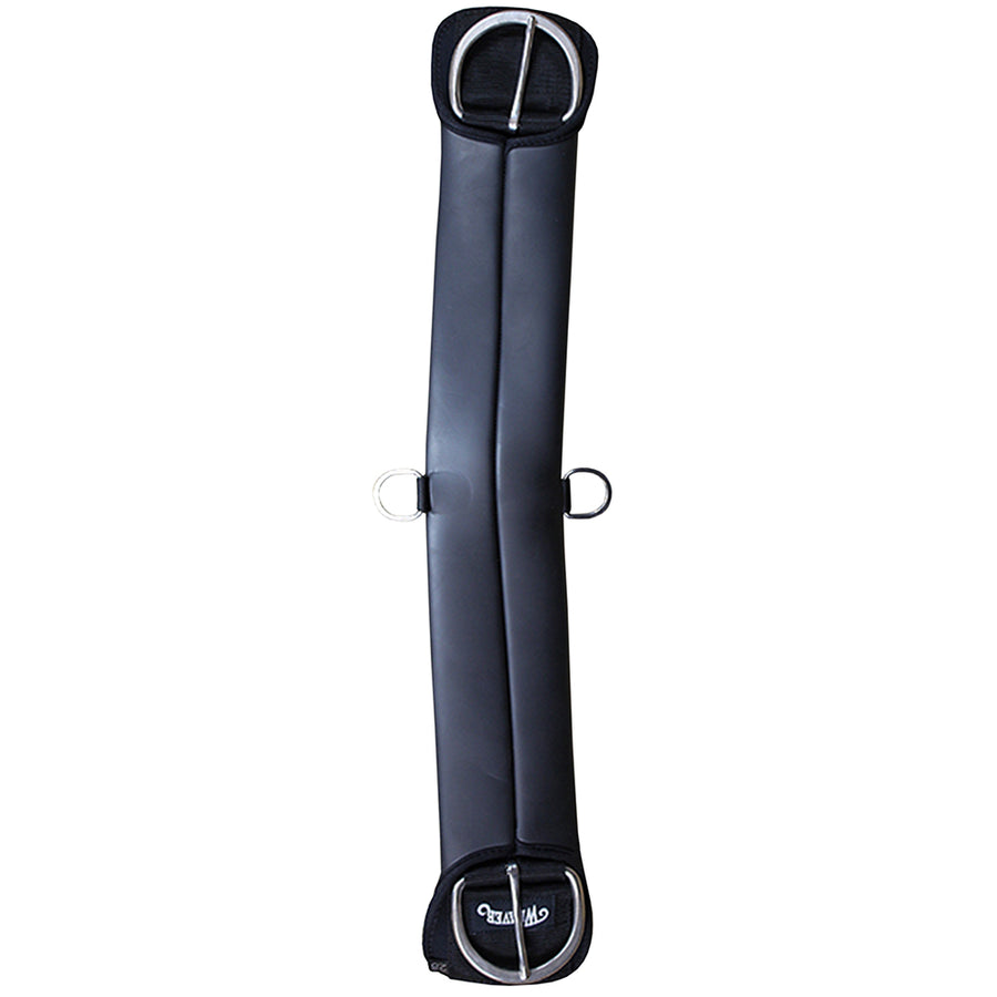 34 Inch Weaver Leather H. Size Black Neoprene Sleeve Straight Cinch by Hilason – Cowboy and equestrian accessories