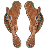 Hilason Western Style Men & Womens Spur Straps for Horse Riding, Barrel Racing,Show,and Rodeo