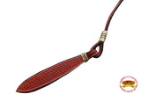 New Hilason Western Rawhide Braided Leather Show Rommel Romel Romal Reins Horse