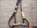 50 In Rawhide Romal Reins Western Braided Leather Show Horse Tan Hilason