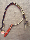 HILASON Western Genuine Leather Rawhide Horse Show Romal Reins