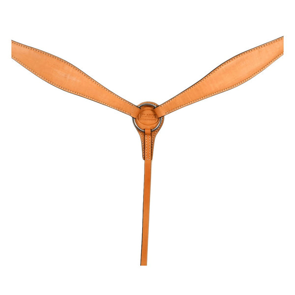 HILASON Western Horse Headstall Breast Collar Set Tack Genuine American Leather Plain Tan - Uhorse