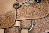 HILASON Western Horse Saddle American Leather Cowboy Trail Ranch Roping | Hand Tooled Wade & For Horses