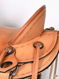 Western Horse Saddle American Leather Ranch Roping Trail Hilason Tan