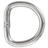 Horse Tack 2Mm Thick Nickel Plated Steel Wire Welded Dee Ring