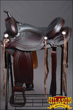 18 In Hilason Western Gaited Flex Trail Pleasure Endurance Horse American Leather Saddle