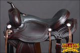 18 In Hilason Western Gaited Flex Trail Pleasure Endurance Horse American Leather Saddle