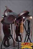 18 In Hilason Western Gaited Flex Trail Pleasure Endurance Horse American Leather Saddle