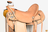 HILASON Western Horse Wade Saddle American Leather Ranch Roping Tan | Hand Tooled & For Horses