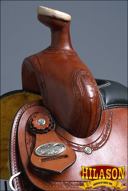 HILASON Western Horse Saddle American Leather Ranch Roping Trail Tan Kote | Hand Tooled Wade & For Horses