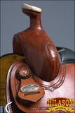 HILASON Western Horse Saddle American Leather Ranch Roping Trail Tan Kote | Hand Tooled Wade & For Horses