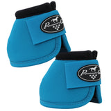 Professional Choice Tack Ballistic Overreach Horse Bell Boots Pacific Blue