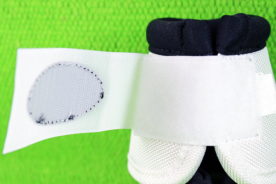Professional Choice Tack Ballistic Overreach Horse Bell Boots White
