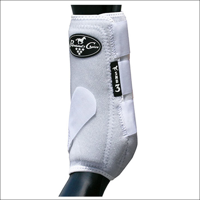 White Medium Professional Choice Smb-3 Sports Medicine Horse Boots Sold In Pair - Uhorse