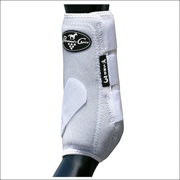 White Small Professional Choice Smb-3 Sports Medicine Horse Boots Sold In Pair - Hilason
