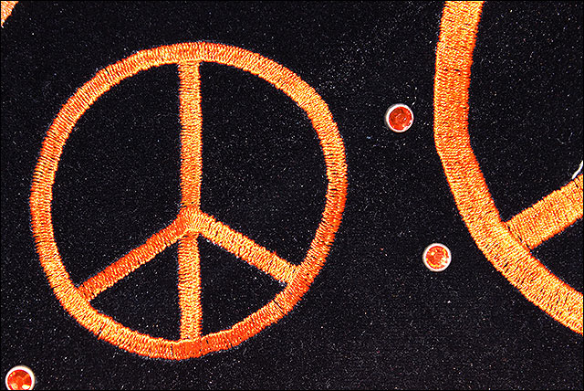 Sb422-F Hilason Western Show Barrel Racing Rodeo Saddle Blanket Pad Peace Design