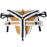 Hilason Western Horse Suede Leather Bareback Pad, Breast Collar & Girth