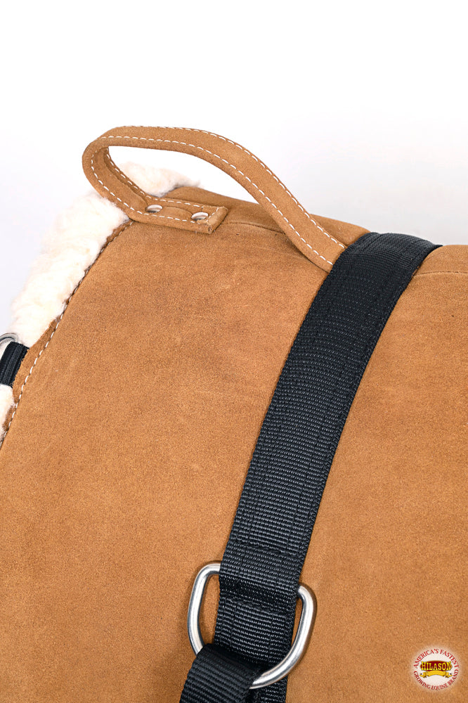 HILASON Western Regular Size Bareback Pad | Breast Collar and Girth Saddle Pads Baretek Riding for Horses