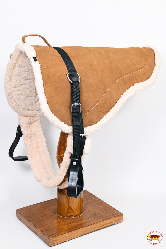 HILASON Western Regular Size Bareback Pad | Breast Collar and Girth Saddle Pads Baretek Riding for Horses