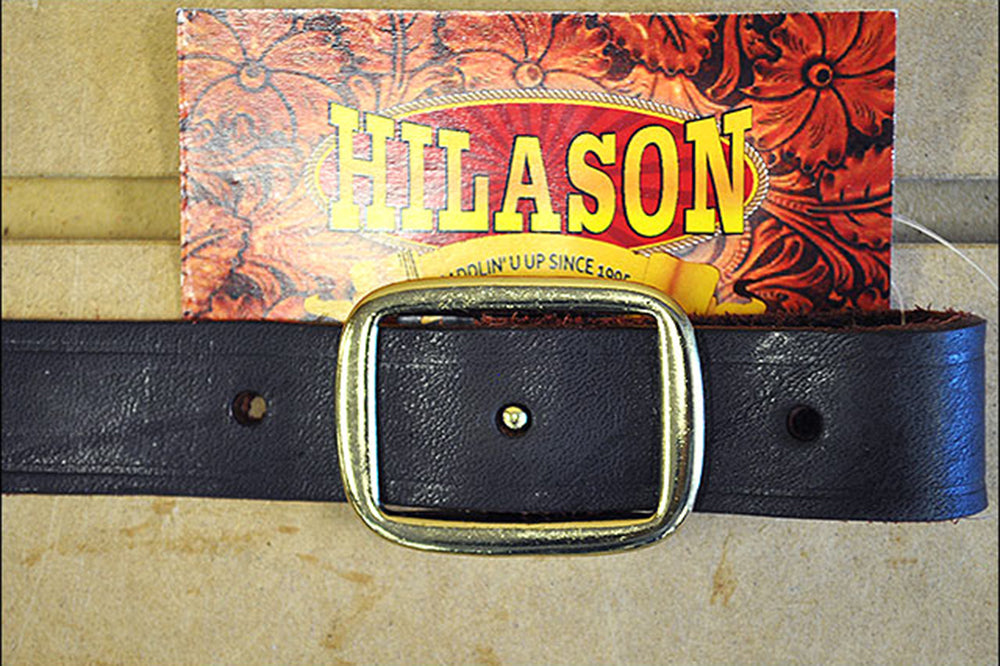 Ai833Ol Hilason Western Four Plaited Leather Horse Tack Roping Rein