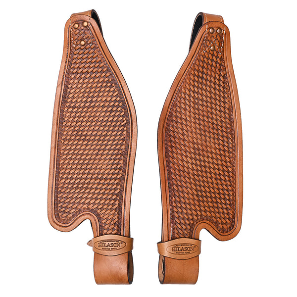 Hilason Hand Tool Leather Saddle Replacement Fender Pair Hobble Strap - Uhorse
