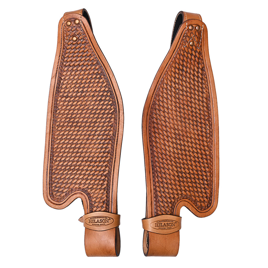 Hilason Hand Tool Leather Saddle Replacement Fender Pair Hobble Strap - Uhorse